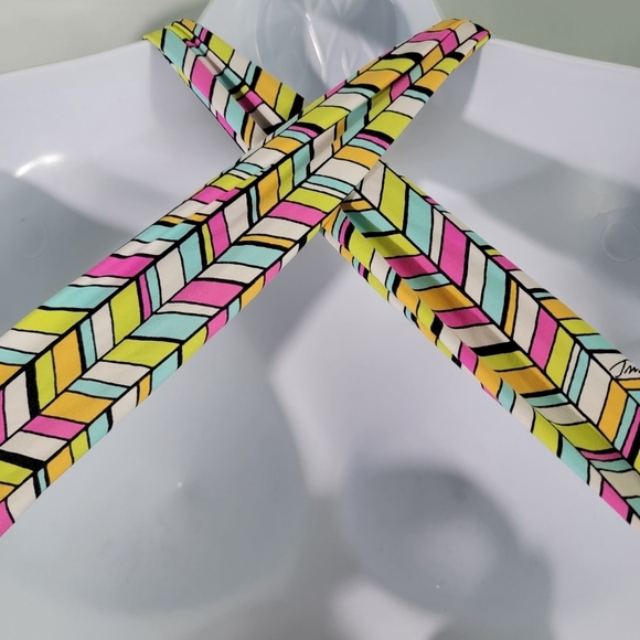 TRINA TURK Tuvalu Print One-Piece Swimsuit Sz 6 Beachy Resortwear Vacation Sexy - Picture 4 of 11